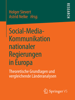 cover image of Social-Media-Kommunikation nationaler Regierungen in Europa